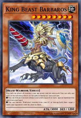 King Beast Barbaros - Art 1