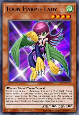 Toon Harpie Lady - Art 1