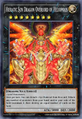 Hieratic Sun Dragon Overlord of Heliopolis - Art 1