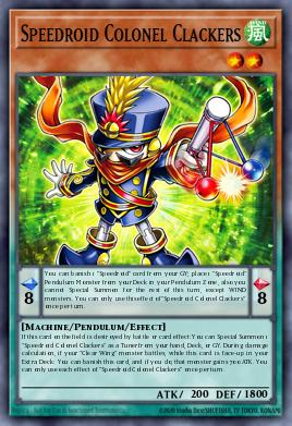Speedroid Colonel Clackers - Art 1