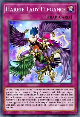 Harpie Lady Elegance - Art 1