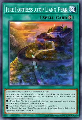 Fire Fortress atop Liang Peak - Art 1