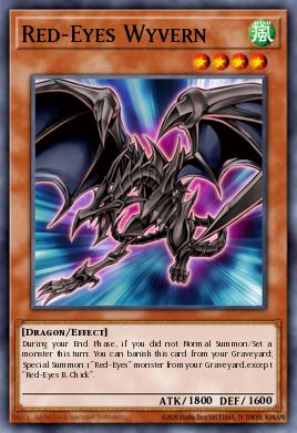 Red-Eyes Wyvern - Art 1