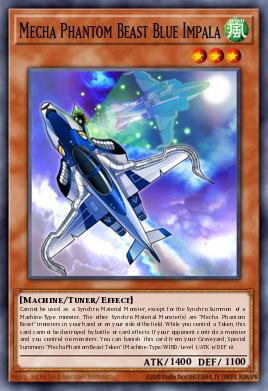 Mecha Phantom Beast Blue Impala - Art 1
