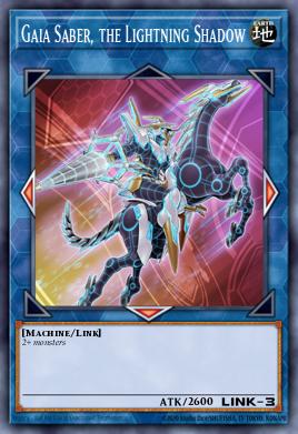 Gaia Saber, the Lightning Shadow - Art 1