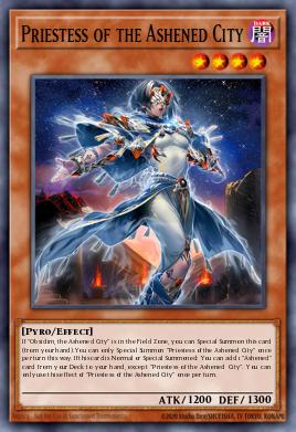 Priestess of the Ashened City - Art 1