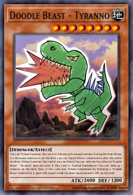 Doodle Beast - Tyranno - Art 1