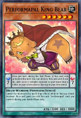 Performapal King Bear - Art 1