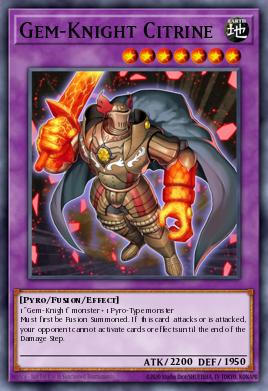Gem-Knight Citrine - Art 1