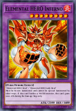 Elemental HERO Inferno - Art 1