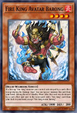 Fire King Avatar Barong - Art 1