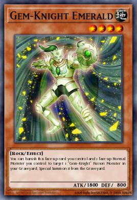 Gem-Knight Emerald - Art 1