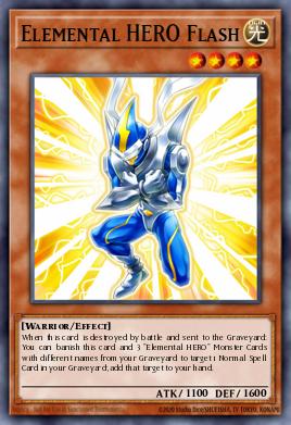 Elemental HERO Flash - Art 1