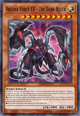 Arcana Force EX - The Dark Ruler - Art 1