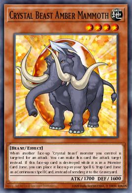Crystal Beast Amber Mammoth - Art 1