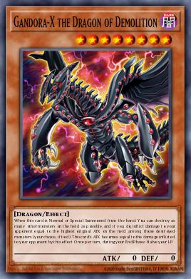 Gandora-X the Dragon of Demolition - Art 1