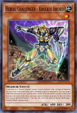 Heroic Challenger - Knuckle Sword - Art 1