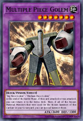 Multiple Piece Golem - Art 1