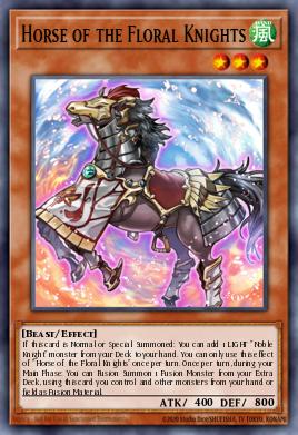 Horse of the Floral Knights - Art 1