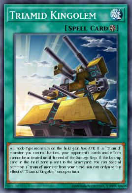 Triamid Kingolem - Art 1