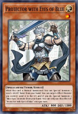 Protector with Eyes of Blue - Art 1