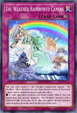 The Weather Rainbowed Canvas - Art 1