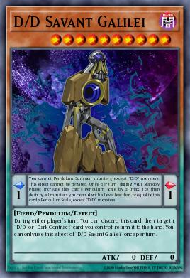 D/D Savant Galilei - Art 1