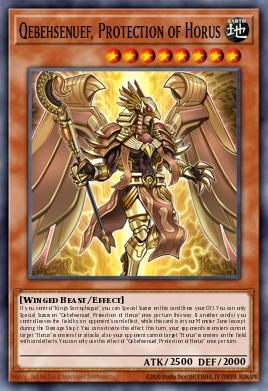 Qebehsenuef, Protection of Horus - Art 1