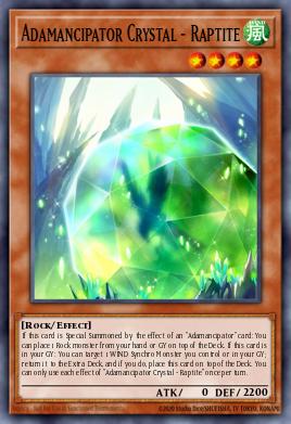 Adamancipator Crystal - Raptite - Art 1
