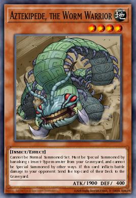 Aztekipede, the Worm Warrior - Art 1