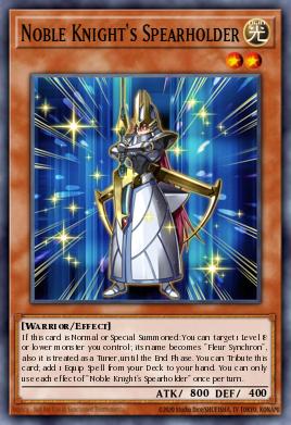 Noble Knight's Spearholder - Art 1