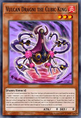 Vulcan Dragni the Cubic King - Art 1