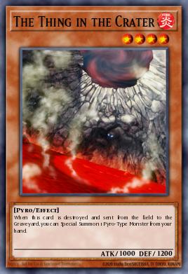 The Thing in the Crater - Art 1