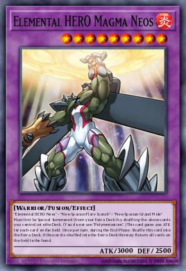 Elemental HERO Magma Neos - Art 1
