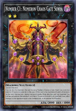 Number C1: Numeron Chaos Gate Sunya - Art 1