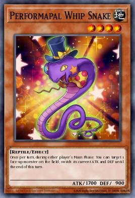 Performapal Whip Snake - Art 1