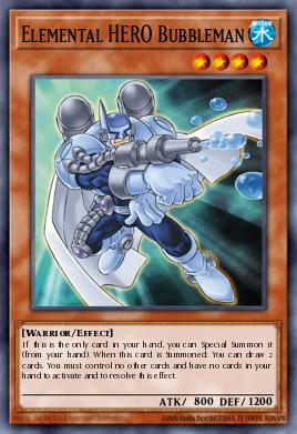 Elemental HERO Bubbleman - Art 1
