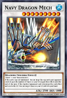 Navy Dragon Mech - Art 1