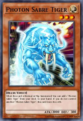 Photon Sabre Tiger - Art 1
