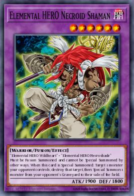 Elemental HERO Necroid Shaman - Art 1