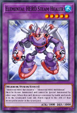 Elemental HERO Steam Healer - Art 1
