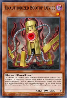 Unauthorized Bootup Device - Art 1