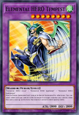 Elemental HERO Tempest - Art 1