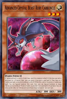 Advanced Crystal Beast Ruby Carbuncle - Art 1