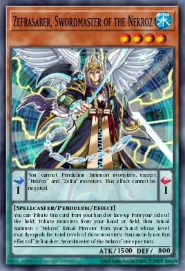 Zefrasaber, Swordmaster of the Nekroz - Art 1