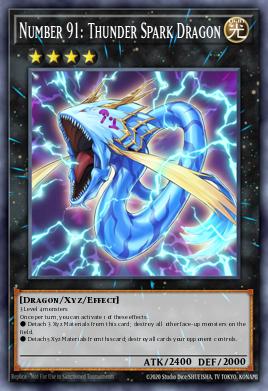 Number 91: Thunder Spark Dragon - Art 1