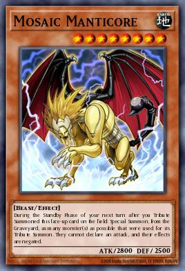 Mosaic Manticore - Art 1