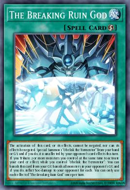 The Breaking Ruin God - Art 1