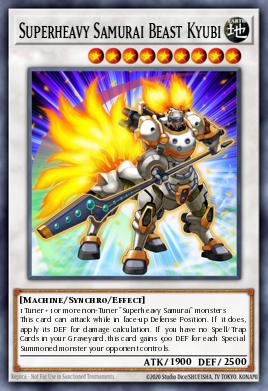 Superheavy Samurai Beast Kyubi - Art 1