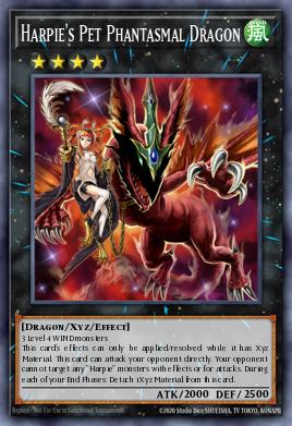 Harpie's Pet Phantasmal Dragon - Art 1